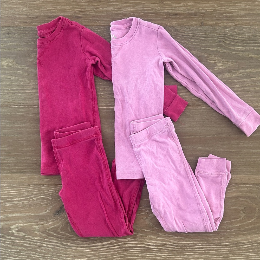 Primary | Pink Organic Cotton Pajama Sets